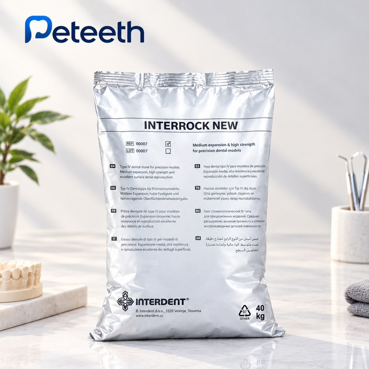 گچ ولمیکس لابراتواری دندانپزشکی اینتردنت مدل Interrock New